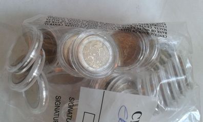 Original 25x2 euro 2022 Malta Erasmus unzirkuliert prägefrisch in Münzdosen