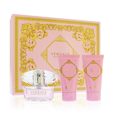 Versace Bright Crystal EDT 50 ml + SG 50 ml + BL 50 ml ( rau)