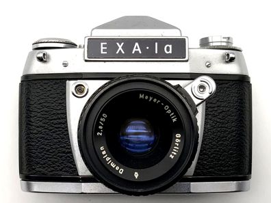 Exakta EXA 1a mit Meyer Optik Görlitz 2.8 50mm Spiegelreflexkamera 35mm analog