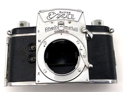 Ihagee System Exa Spiegelreflexkamera SLR mit Lichtschacht Rheinmetall 35mm Body