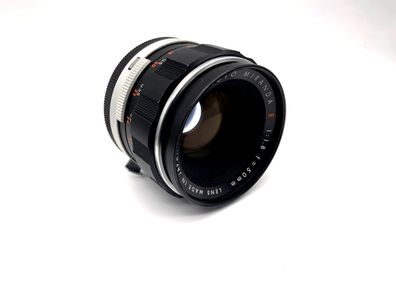 Miranda 50mm 1:1.8 Objektiv red E Auto Kamera Camera Lens (Miranda Bajonett)