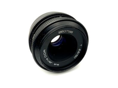 Carl Zeiss 50mm 1:2.8 Objektiv Tessar aus Jena DDR Kamera Camera Lens (M42)