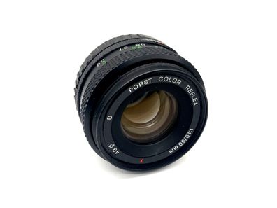 Porst 50mm 1:1.9 Objektiv Color Reflex D red X rot X Lens (Fujica X)