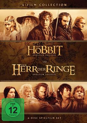Mittelerde Collection (DVD) 6Discs enthält die Kinofassungen