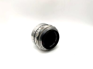 Carl Zeiss 50mm 1:2.8 Objektiv Tessar 12 Blades red T Kamera Camera Lens (Exa)