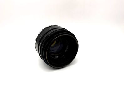 Zenit 58mm 1:2 Objektiv Helios-44 aka Biotar Zebra Bokeh Lens (M42)