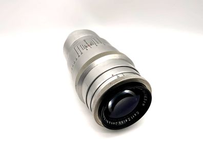 Carl Zeiss 16,5cm 1:3.5 Objektiv Tessar red T Lens (M39 Primaflex) !Nebel!