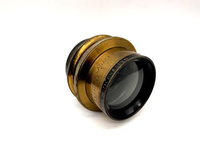 Huth Dresden 1:8 Objektiv Extra Rapid Aplamat No.3 Brass Lens (44mm Gewinde)