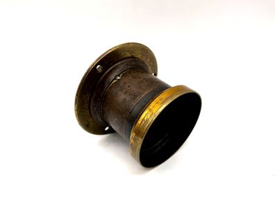Objektiv Rapid Aplanat No.2 Messingobjektiv Brass Kamera Lens (36mm Gewinde)