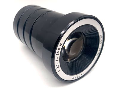 Zeiss Ikon 85mm 1:3.5 Projektorlinse Ikotar Lens Linse (Schneckengewinde)