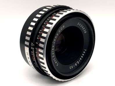 Carl Zeiss 50mm 1:2.8 Objektiv Tessar Zebra Festbrennweite (M42)