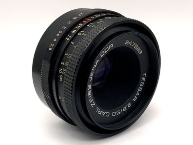 Carl Zeiss 50mm 1:2.8 Objektiv Tessar Festbrennweite (M42)