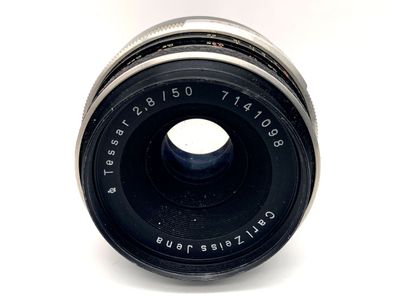 Carl Zeiss Jena 50mm 1:2.8 Objektiv Q1 Tessar Festbrennweite (M42)