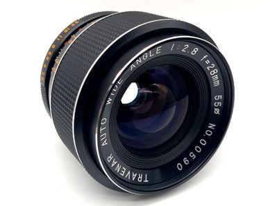 Travenar 28mm 1:2.8 Objektiv Auto Wide Angle Festbrennweite (M42)