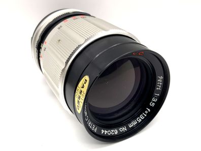 Petri 135mm 1:3.5 Objektiv red C.C. Festbrennweite (Petri Bajonett)