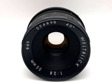 Weltblick 55mm 1:2.8 Objektiv Festbrennweite (M42)