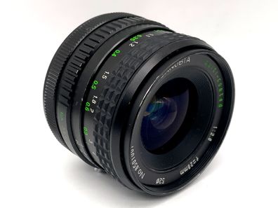 Danubia 28mm 1:2.8 Objektiv multi-coated Super Festbrennweite (Canon FD)