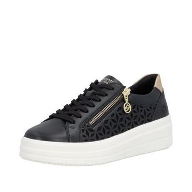 Remonte Sneaker - Schwarz / Gold Leder