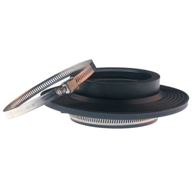 Mauerkragen DN 63 / 110 / 125 / 160 / 200 inkl. 2 Spannbändern Rohrdichtung MFPA