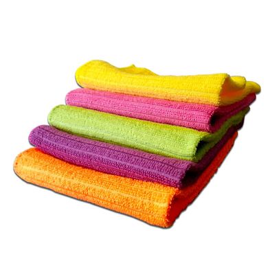 Microfasertücher 5er Set 30x35cm sortiert Mikrofasertuch Putztuch Küche Bad Auto