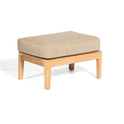 Sonnenpartner Cheyenne Hocker Fußhocker Sitzhocker Teakholz Beige/Braun 51x75x44