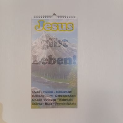Kalender Wandkalender 210x420cm Bibelvers handgemalte Bilder Jesus Christlich