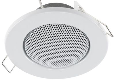 Decken-Einbaulautsprecher "CTE-8W" Halogen-Look, 8cm Ø, 6cm Einbau, weiß