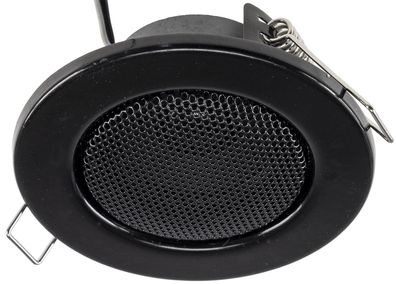 Decken-Einbaulautsprecher "CTE-8W" Halogen-Look, 8cm Ø, 6cm Einbau, schwarz