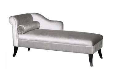 Chaiselongue Kreative Möbel Neu Wohnzimmer Modern Design Sofa Stoff Silber