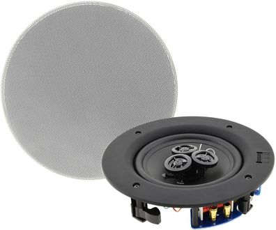 Einbaulautsprecher "CTE-30W ", 2-Wege 80W, 8Ohm, 234x67mm, Rund, weiß