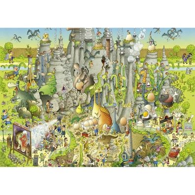 HEYE Puzzle Green Zoo: Jurassic World Exposition 1000 Teile