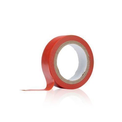 Rosfix Isolierband PVC Rot 10?m – 16?mm Breite | 0,13?mm Stärke, 80?°C