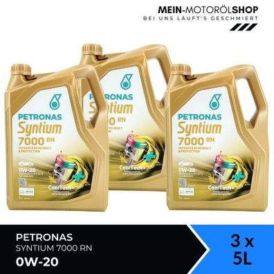 Petronas Syntium 7000 RN 0W-20 3x5 Liter