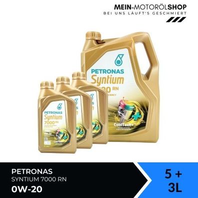 Petronas Syntium 7000 RN 0W-20 5 + 3 Liter