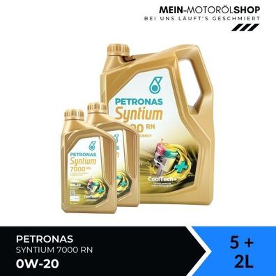 Petronas Syntium 7000 RN 0W-20 5 + 2 Liter