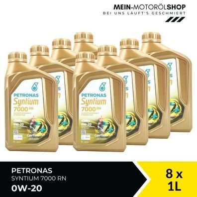 Petronas Syntium 7000 RN 0W-20 8x1 Liter