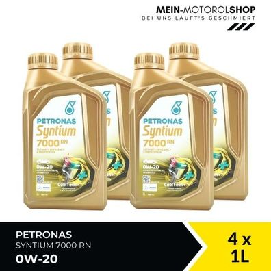 Petronas Syntium 7000 RN 0W-20 4x1 Liter