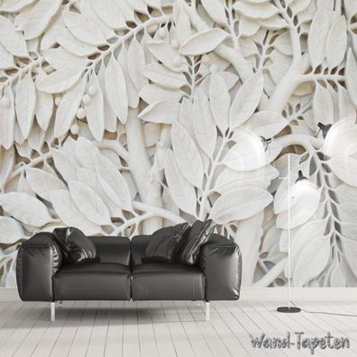 Vlies Fototapete Wandtapete Wandbilder Amerikanischen Stil Blattmuster 4037