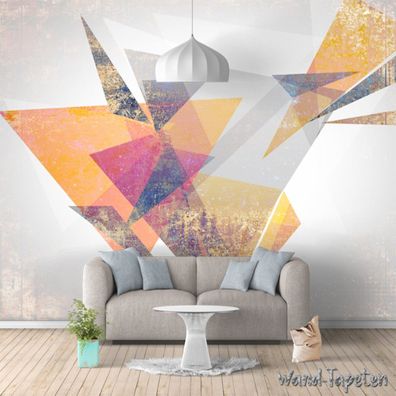 Vlies Fototapete Wandtapete Wandbilder Abstrakter Geometrischer Schönheit 4039