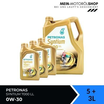 Petronas Syntium 7000 LL 0W-30 5 + 3 Liter