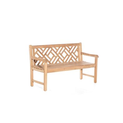 Sonnenpartner Quadriga 3-Sitzer Bank Gartenbank Sitzbank Holzbank Teakholz Pure