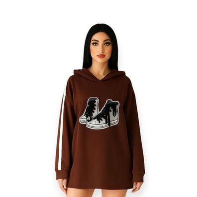 Hoodie für Damen bis Größe XXL tragbar