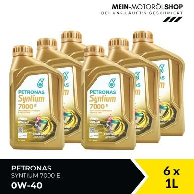 Petronas Syntium 7000 E 0W-40 SP 6x1 Liter
