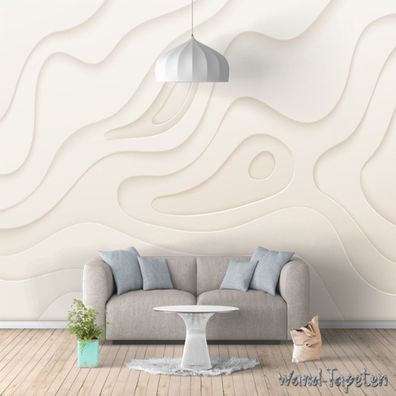 Vlies Fototapete Wandtapete Wandbilder 3D Effekt Abstrakter Landschafts 4071