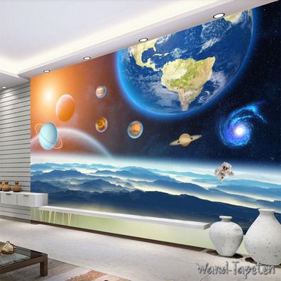 Vlies Fototapete Wandtapete Wandbilder Sternenhimmel Weltraum Traum 4080