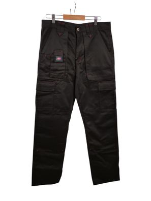 Lee Cooper Arbeits-Cargohose Herren Multi Pocket 32W/31L Schwarz