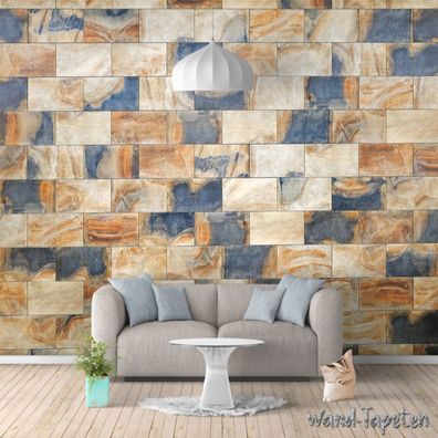 Vlies Fototapete Wandtapete Wandbilder Retro Backsteinmauer Schönheit 4081