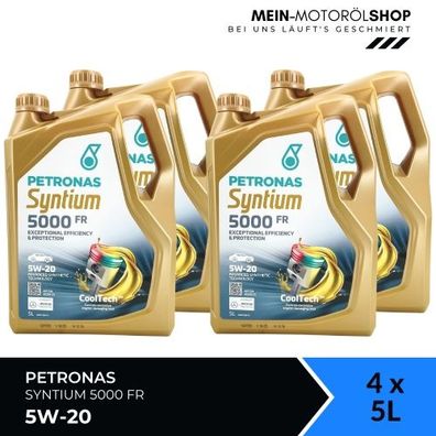 Petronas Syntium 5000 FR 5W-20 SN 4x5 Liter