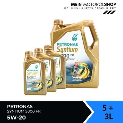 Petronas Syntium 5000 FR 5W-20 SN 5 + 3 Liter