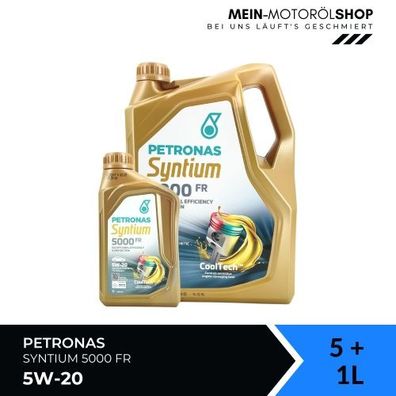 Petronas Syntium 5000 FR 5W-20 SN 5 + 1 Liter
